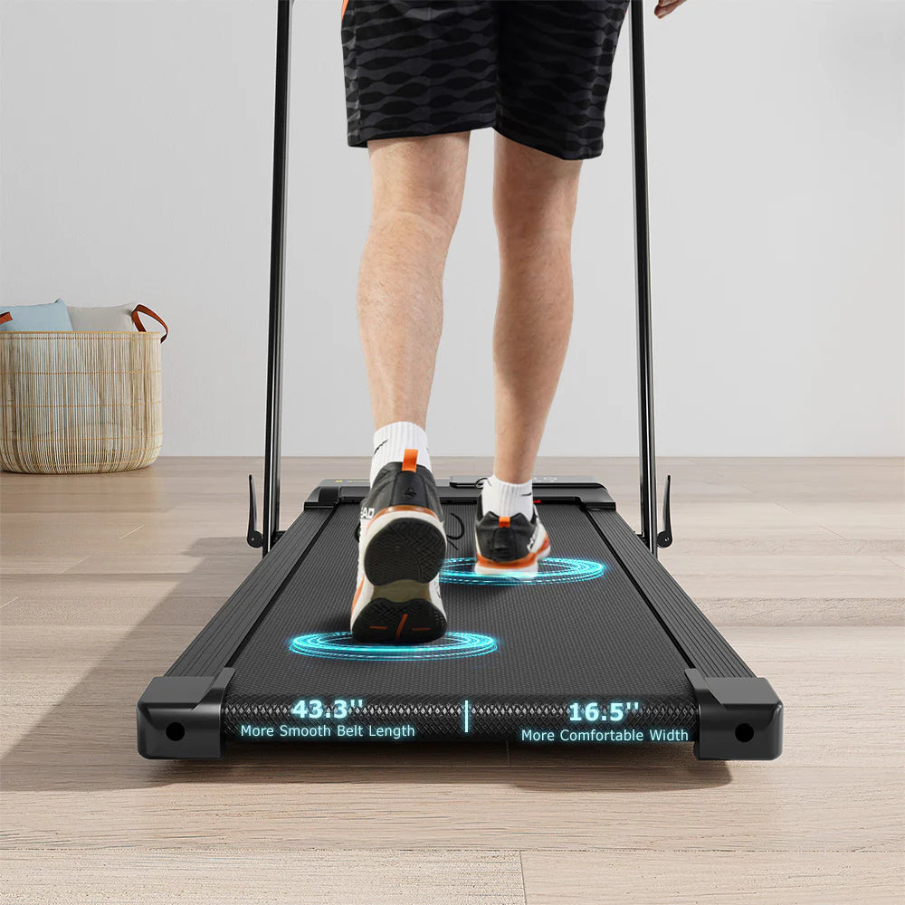 Treadmill™ Q1 Mini | Fällbart löpband med ledstång