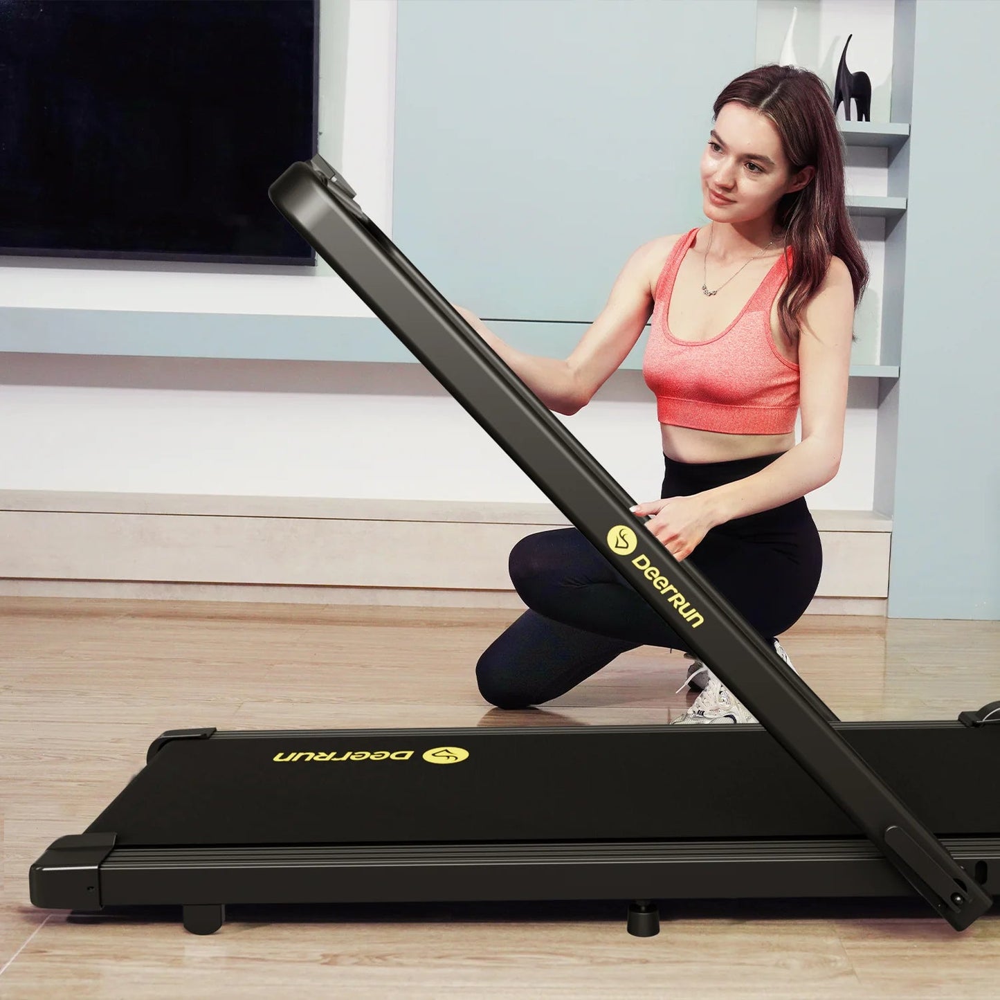 Treadmill™ Q1 Mini | Klappbares Laufband mit Handlauf